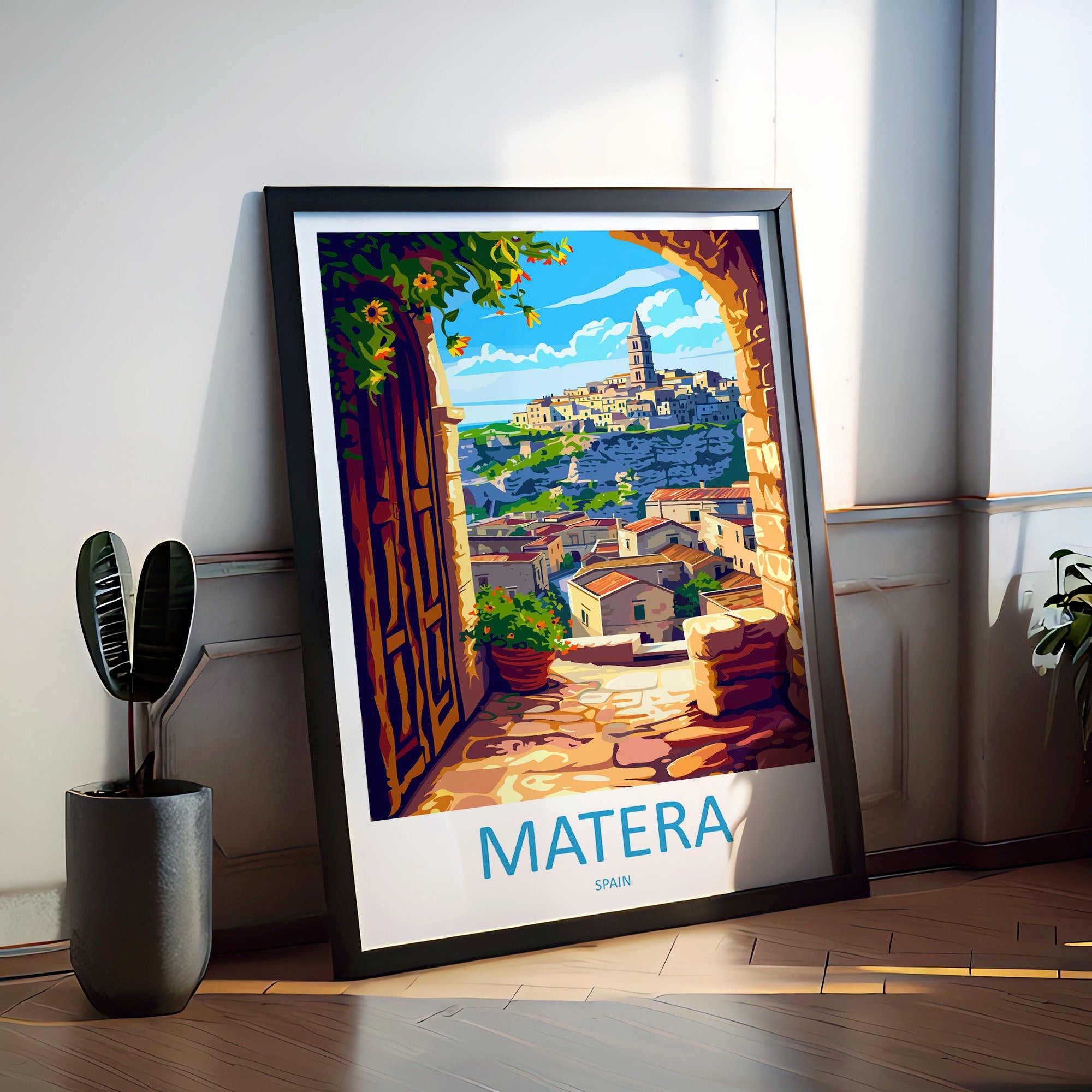 Matera Travel Print