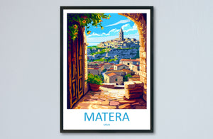 Matera Travel Print