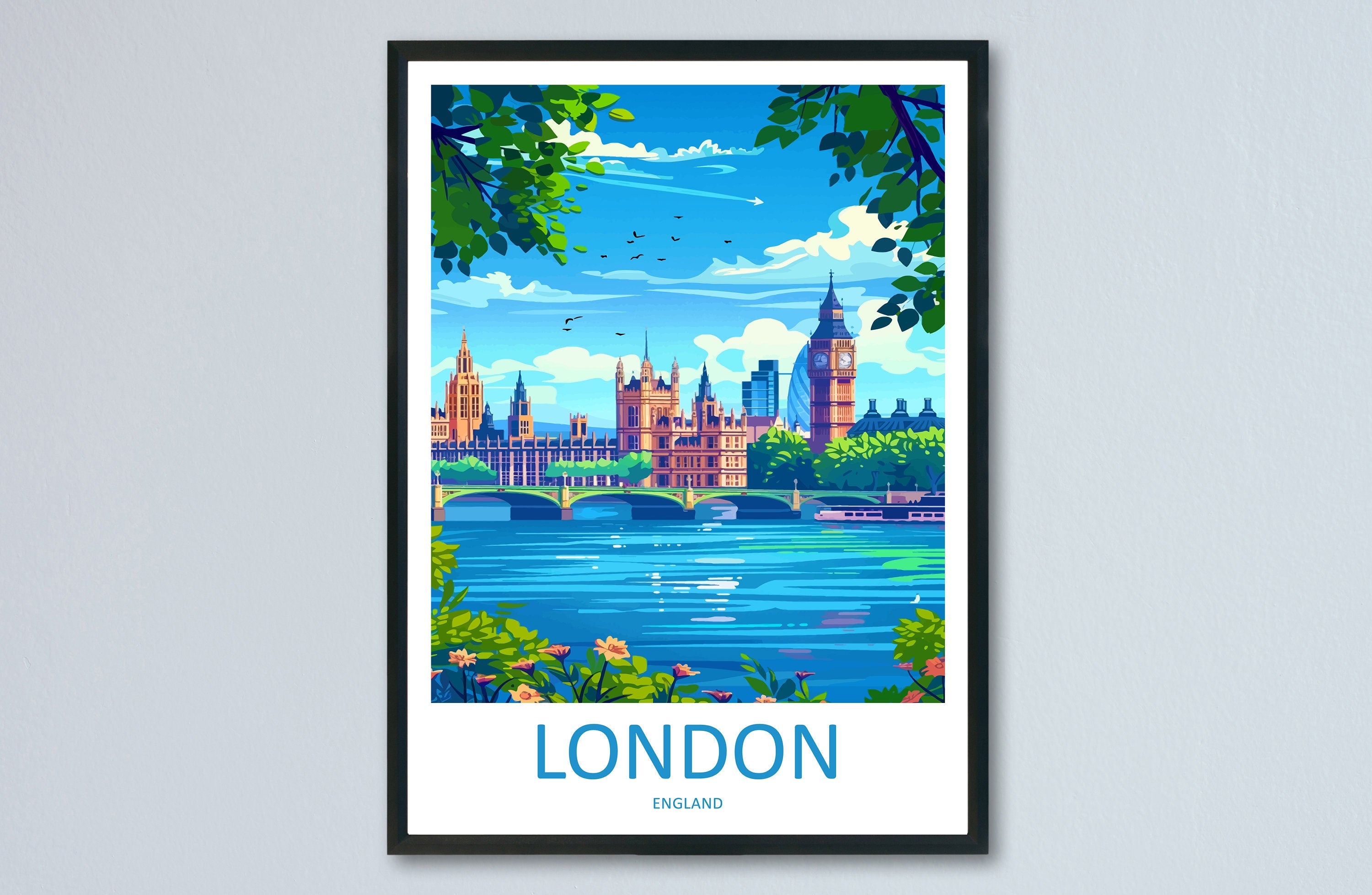 London Travel Print