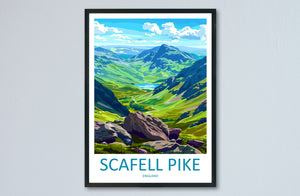 Scafell Pike Travel Print