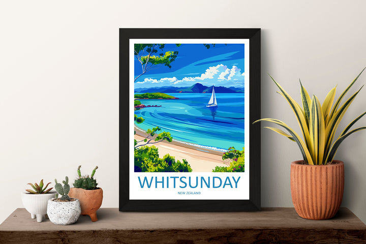 Whitsunday Travel Print Wall Art Whitsunday Wall Hanging Home Décor Whitsunday Gift Art Lovers Wall Art Australia Travel Print Whitsunday