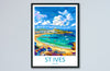 St Ives Travel Print