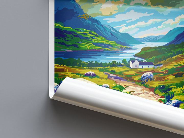 Scottish Highlands Travel Print Highlands Home Décor Scottish Highlands Art Print Highlands Wall Print For Scottish Gift For Scotland Wall