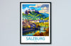 Salzburg Print Salzburg Home Décor Cityscape Art Print Salzburg Wall Art for Travel Enthusiast Gift Wall Hanging Salzburg Austria Poster Art