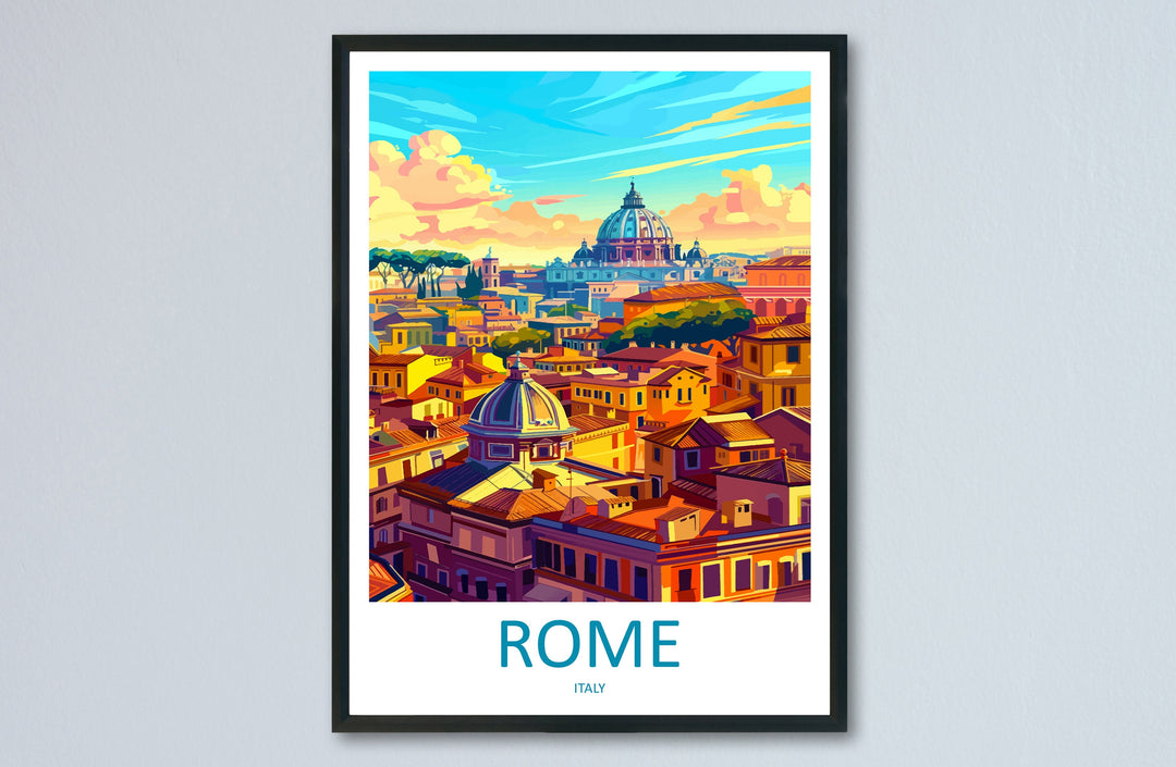 Rome Travel Print Wall Art Rome Wall Hanging Home Décor Rome Gift Art Lovers Italy Art Lover Gift Rome Print Italy Wall Art Decor