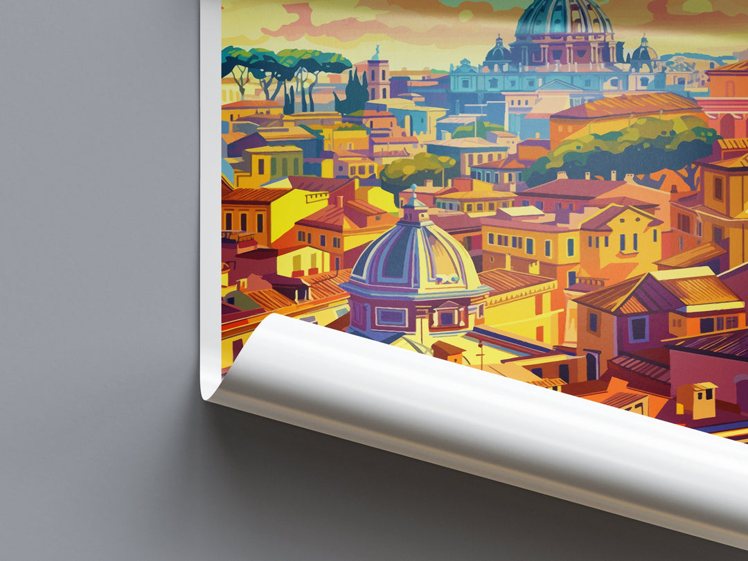 Rome Travel Print Wall Art Rome Wall Hanging Home Décor Rome Gift Art Lovers Italy Art Lover Gift Rome Print Italy Wall Art Decor