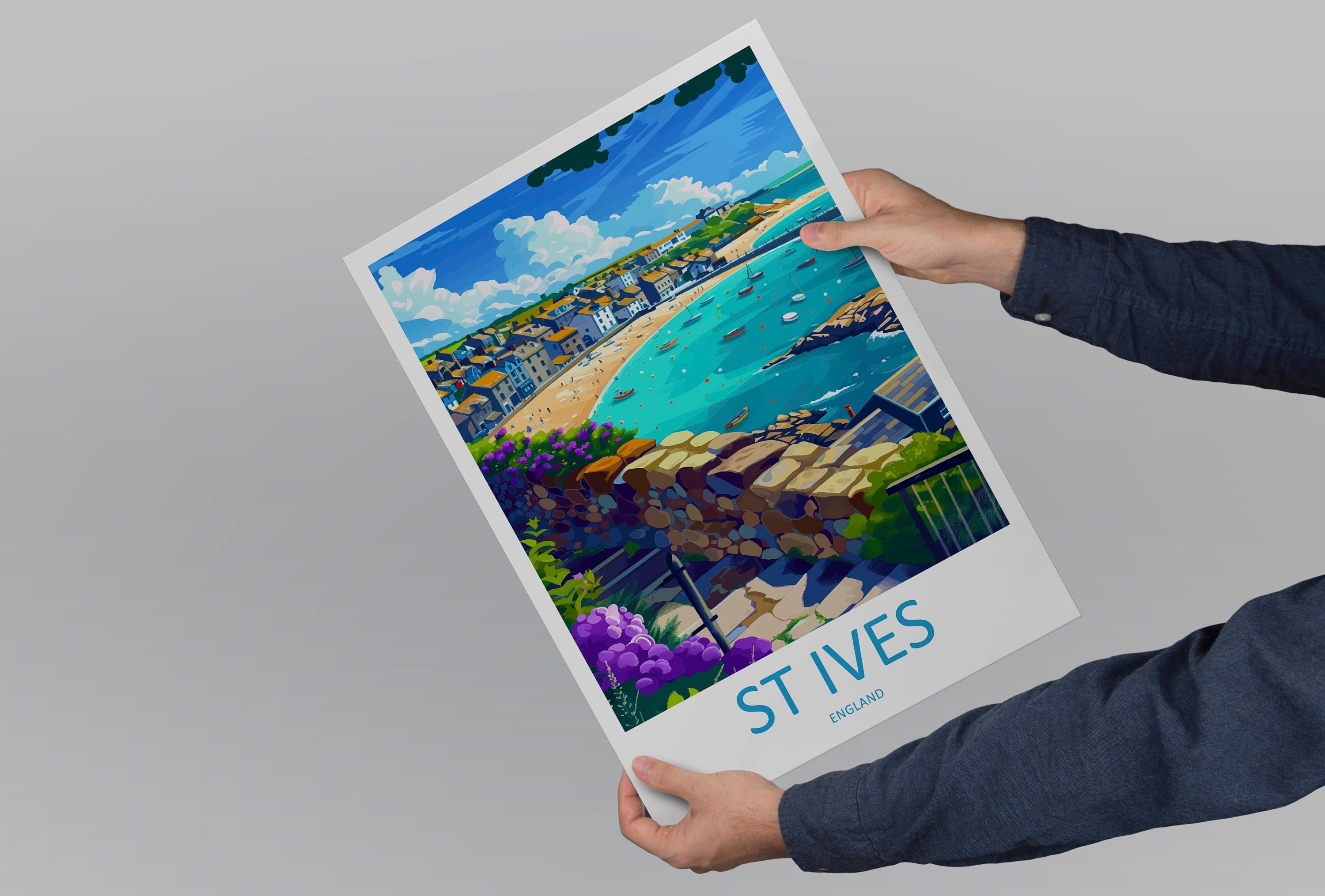 St Ives Travel Print