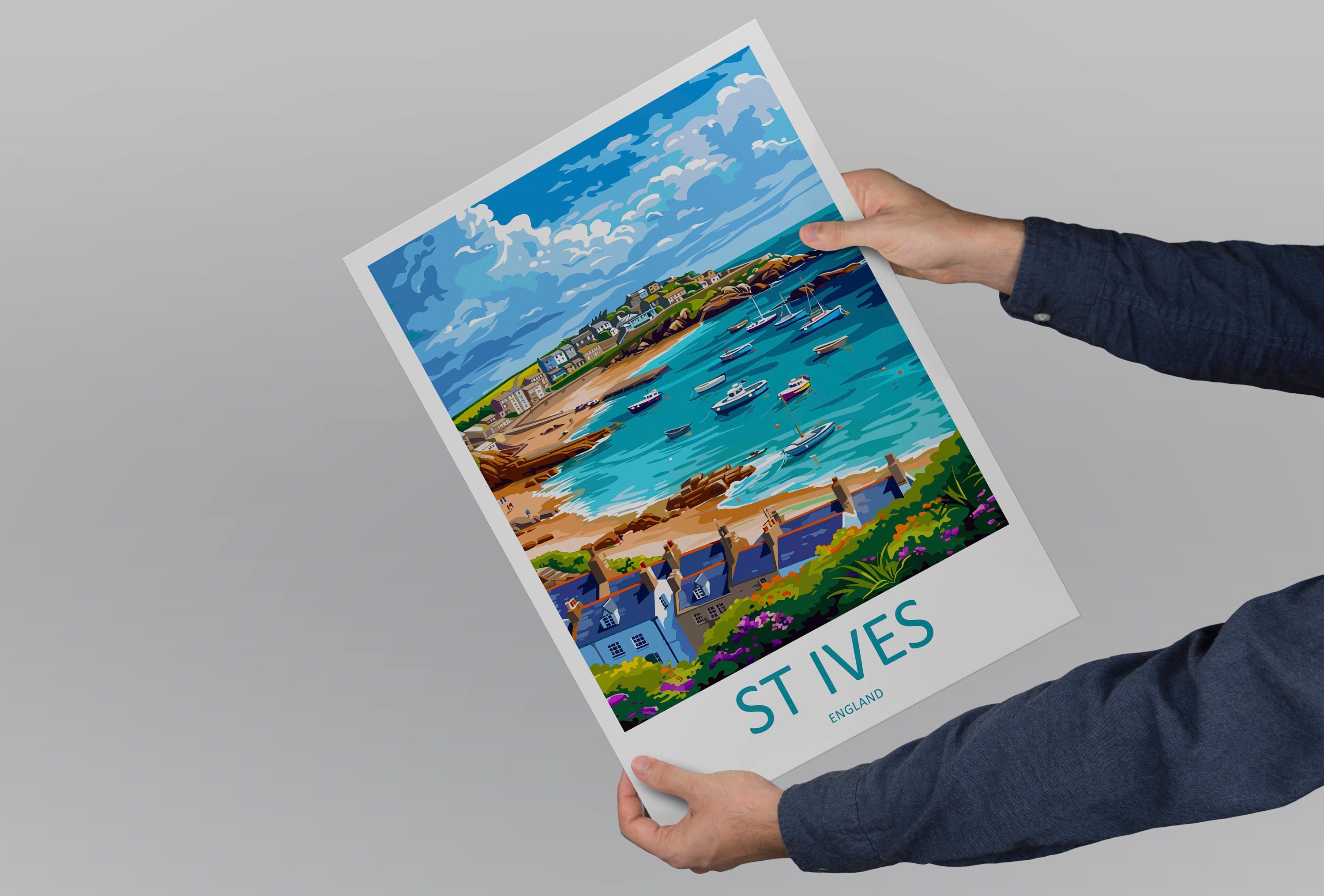 St Ives Travel Print