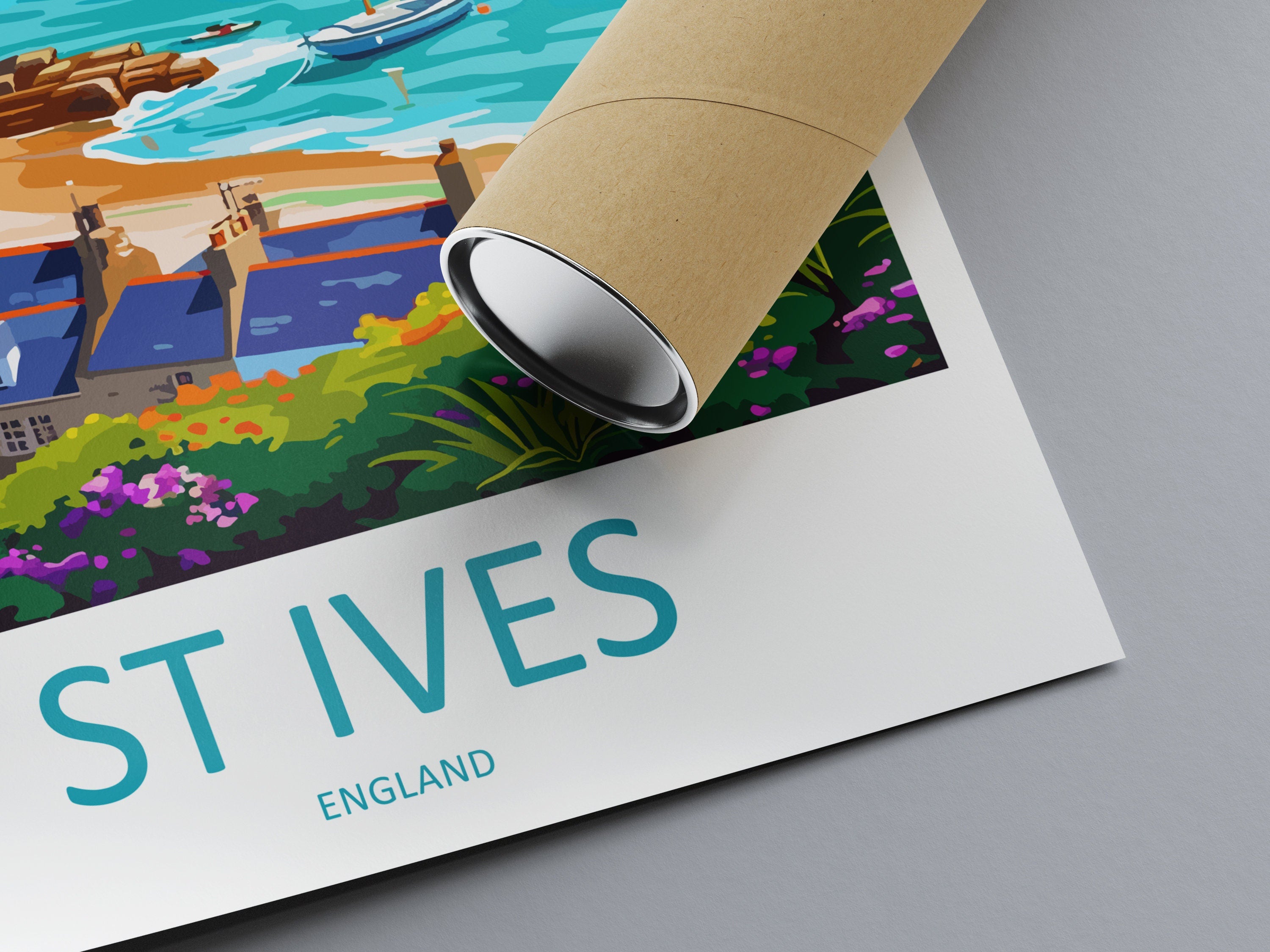 St Ives Travel Print