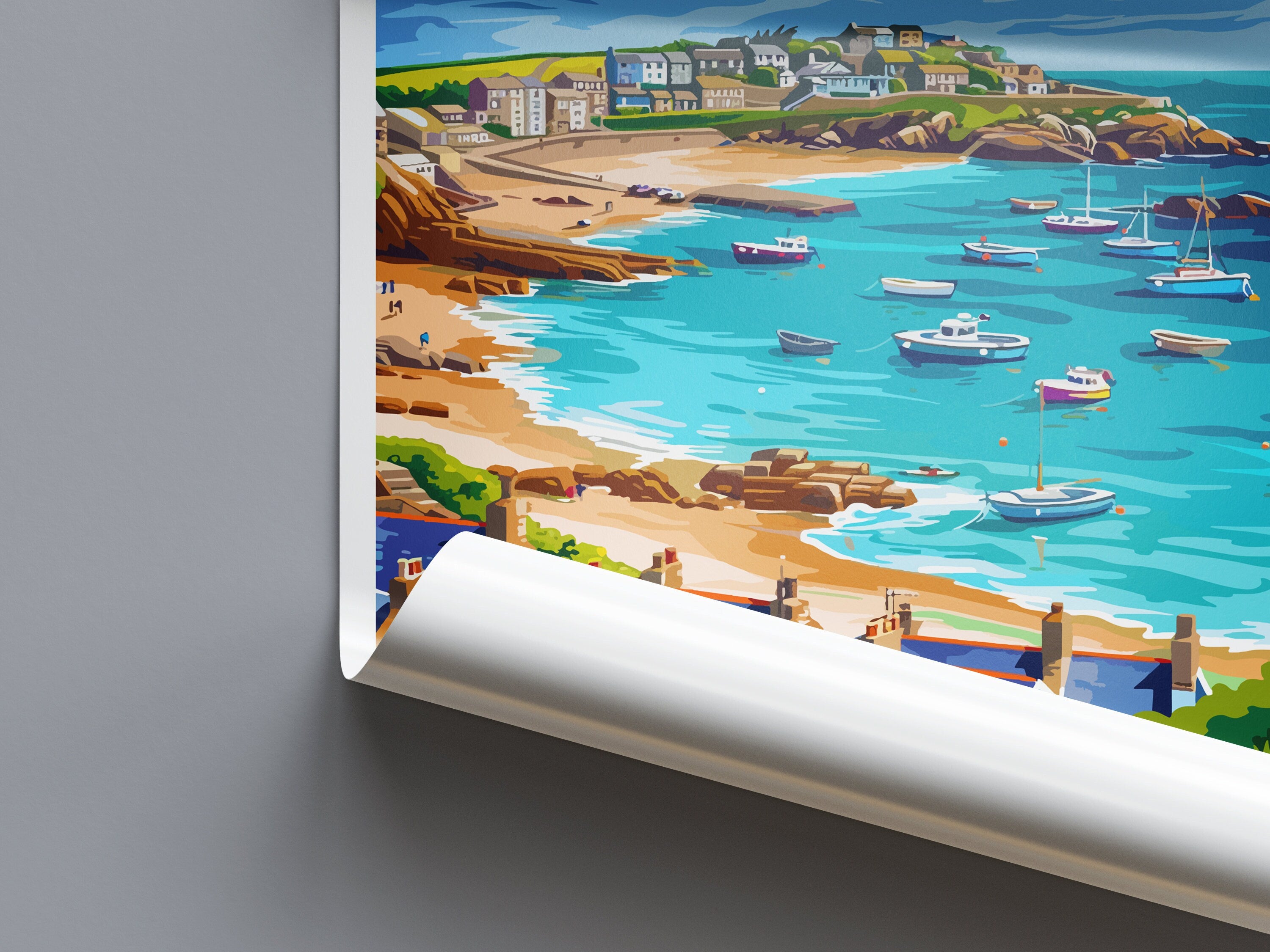 St Ives Travel Print