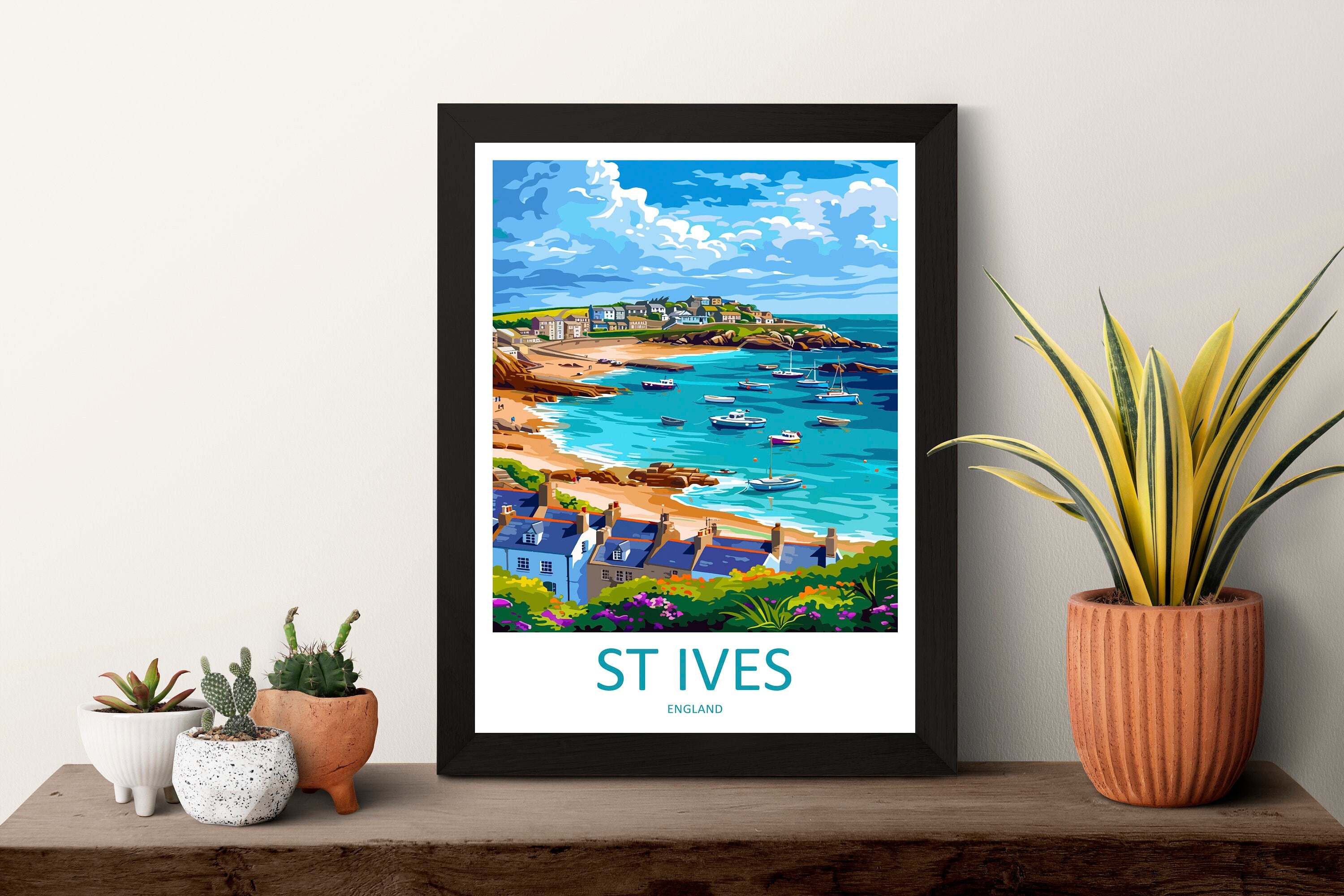 St Ives Travel Print