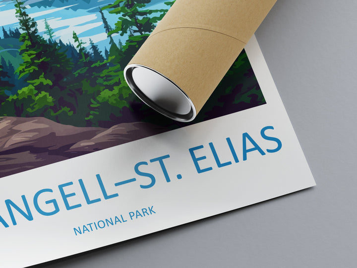 Wrangell-St. Elias National Park Travel Print Wall Art Wrangell-St. Elias National Park Wall Hanging Home Décor Wrangell-St. Elias National