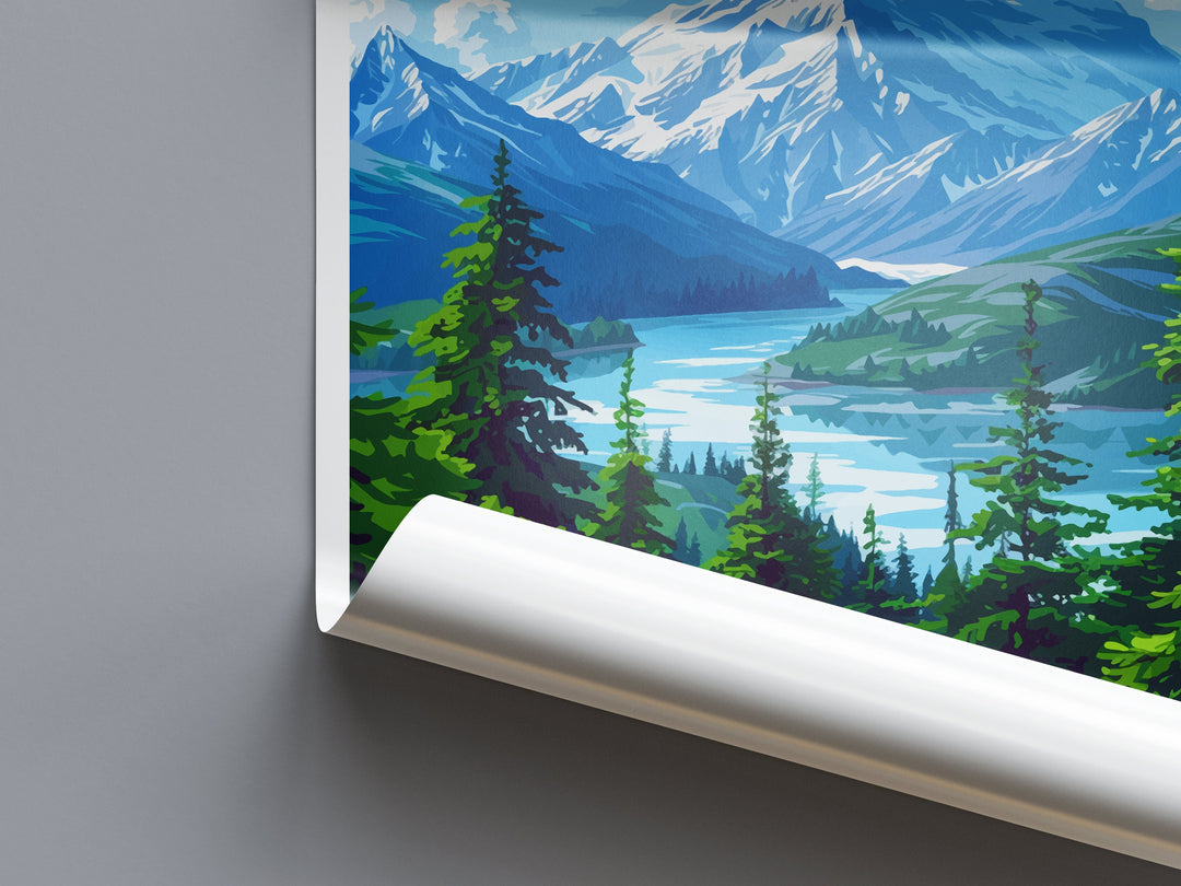 Wrangell-St. Elias National Park Travel Print Wall Art Wrangell-St. Elias National Park Wall Hanging Home Décor Wrangell-St. Elias National