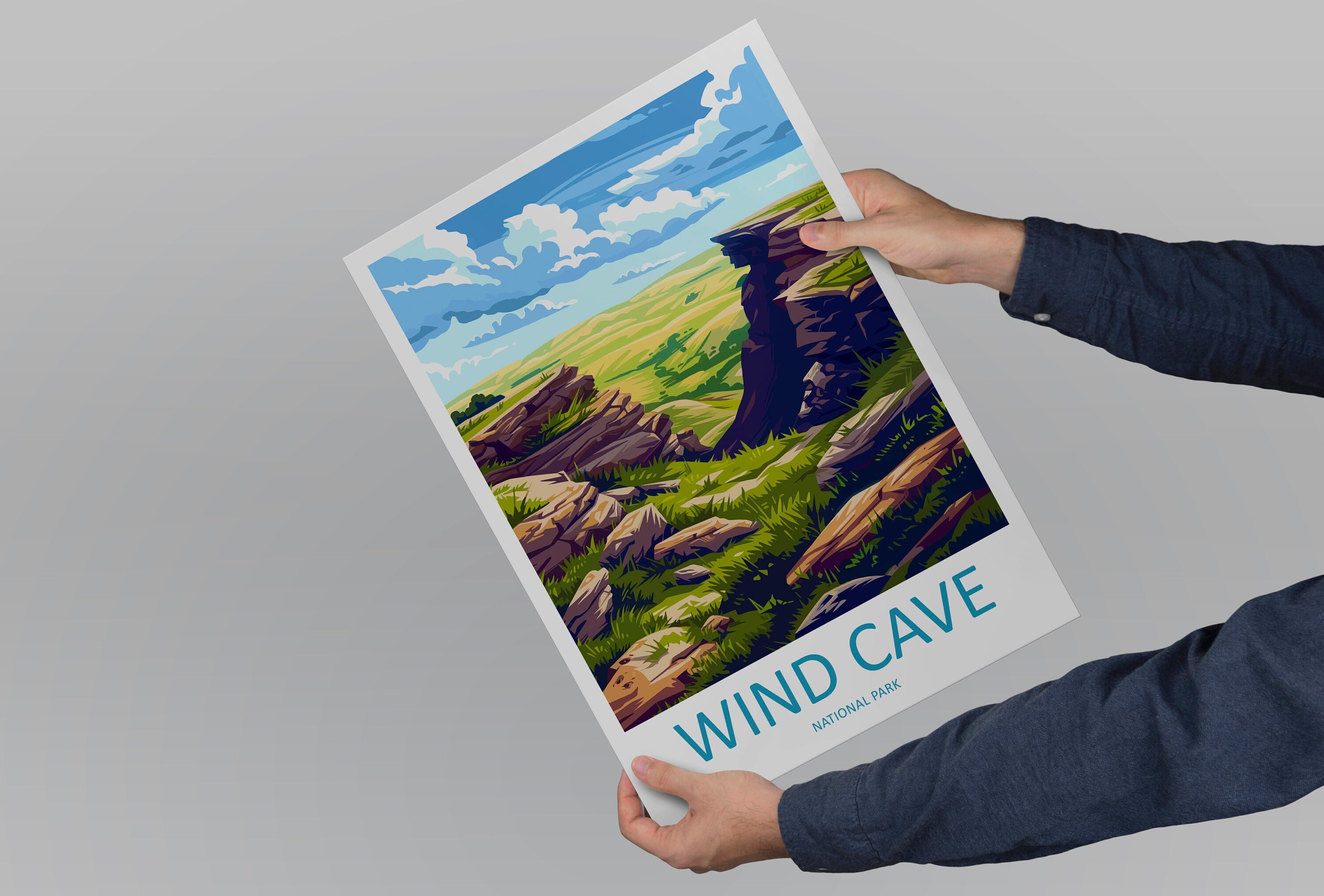 Wind Cave National Park Travel Print