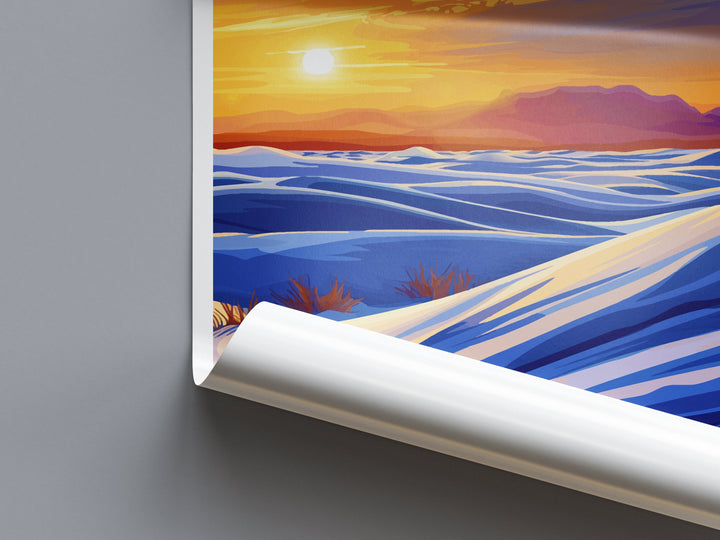 White Sands National Park Travel Print Wall Art White Sands National Park Wall Hanging Home Décor White Sands National Park Art Gift Poster