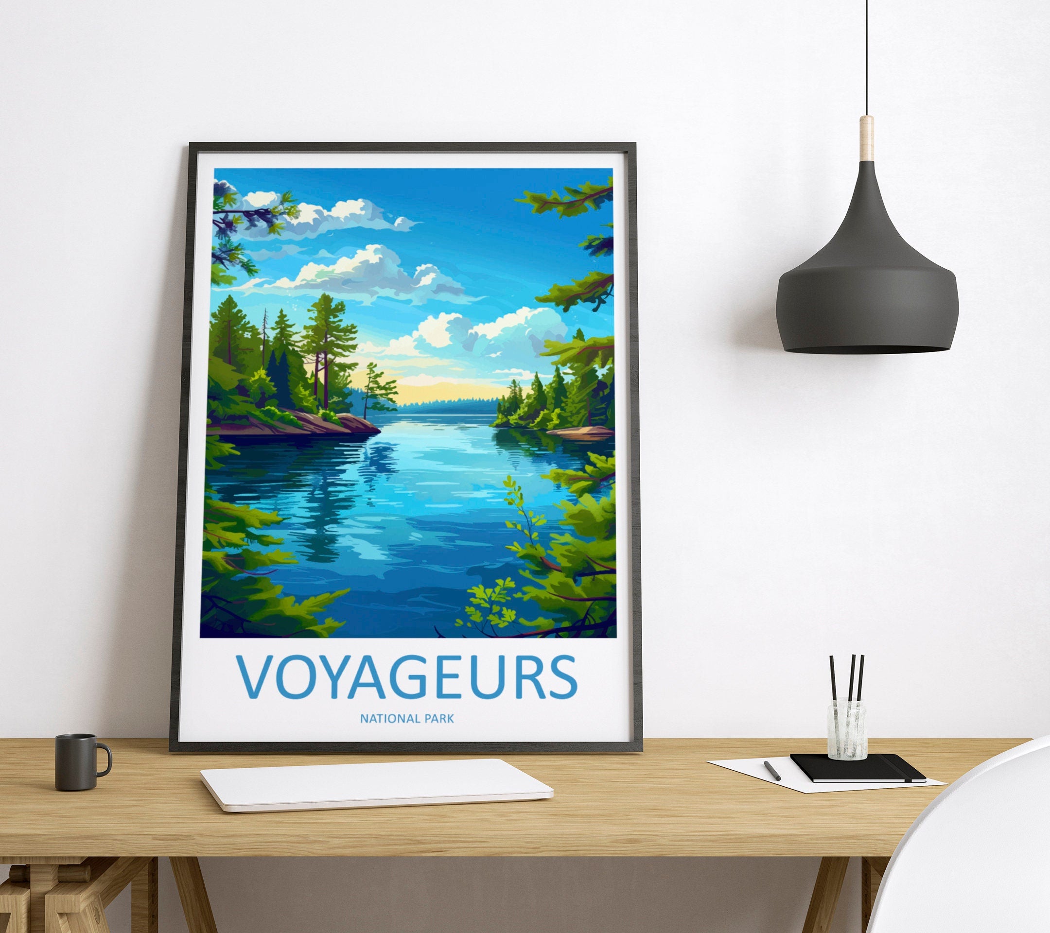 Voyageurs National Park Travel Print