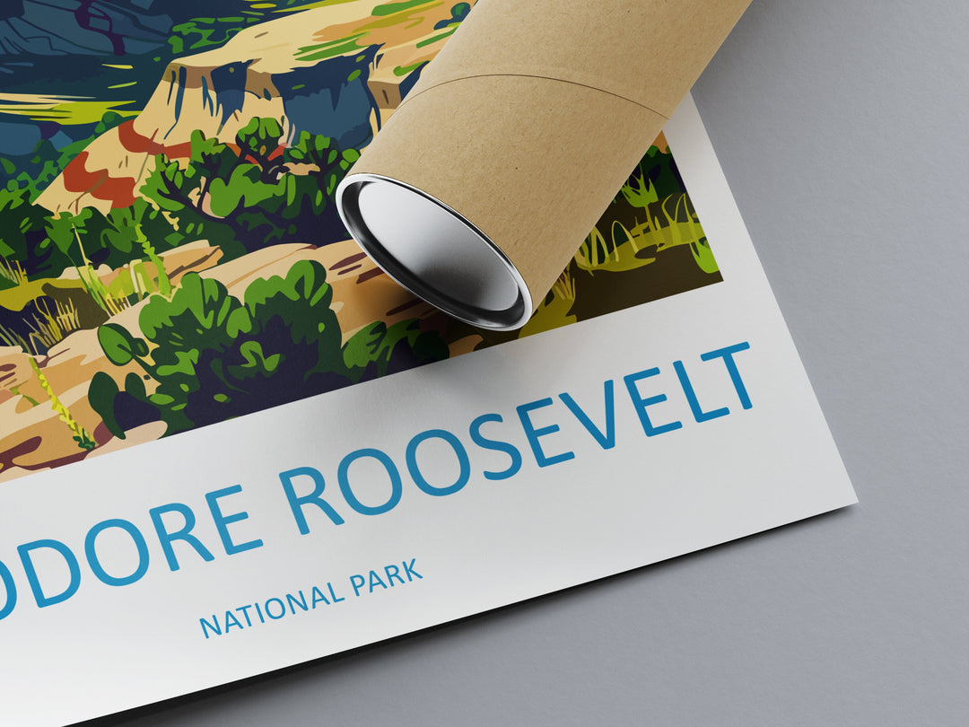 Theodore Roosevelt National Park Travel Print Wall Art Theodore Roosevelt National Park Wall Hanging Home Décor Theodore Roosevelt National