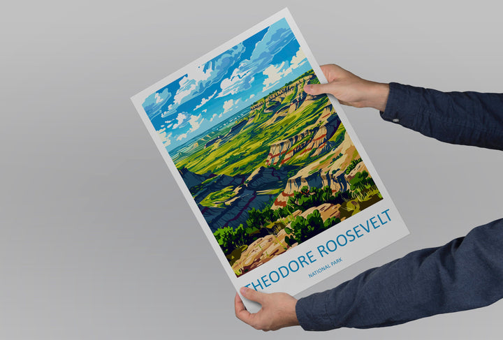 Theodore Roosevelt National Park Travel Print Wall Art Theodore Roosevelt National Park Wall Hanging Home Décor Theodore Roosevelt National