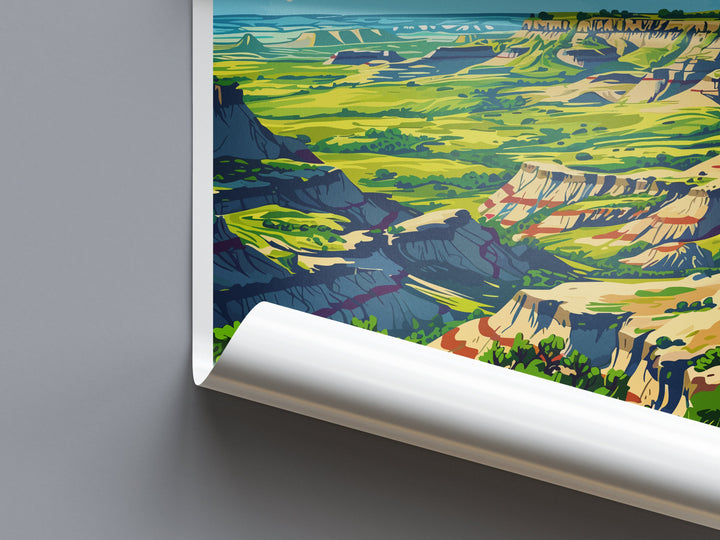 Theodore Roosevelt National Park Travel Print Wall Art Theodore Roosevelt National Park Wall Hanging Home Décor Theodore Roosevelt National