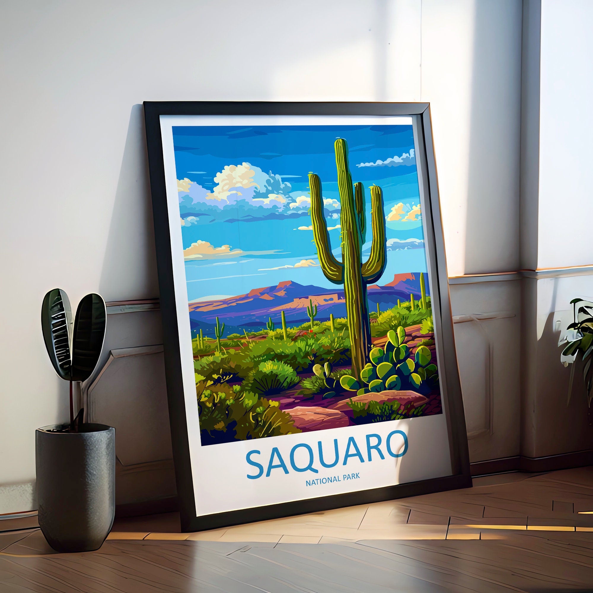 Saguaro National Park Travel Print