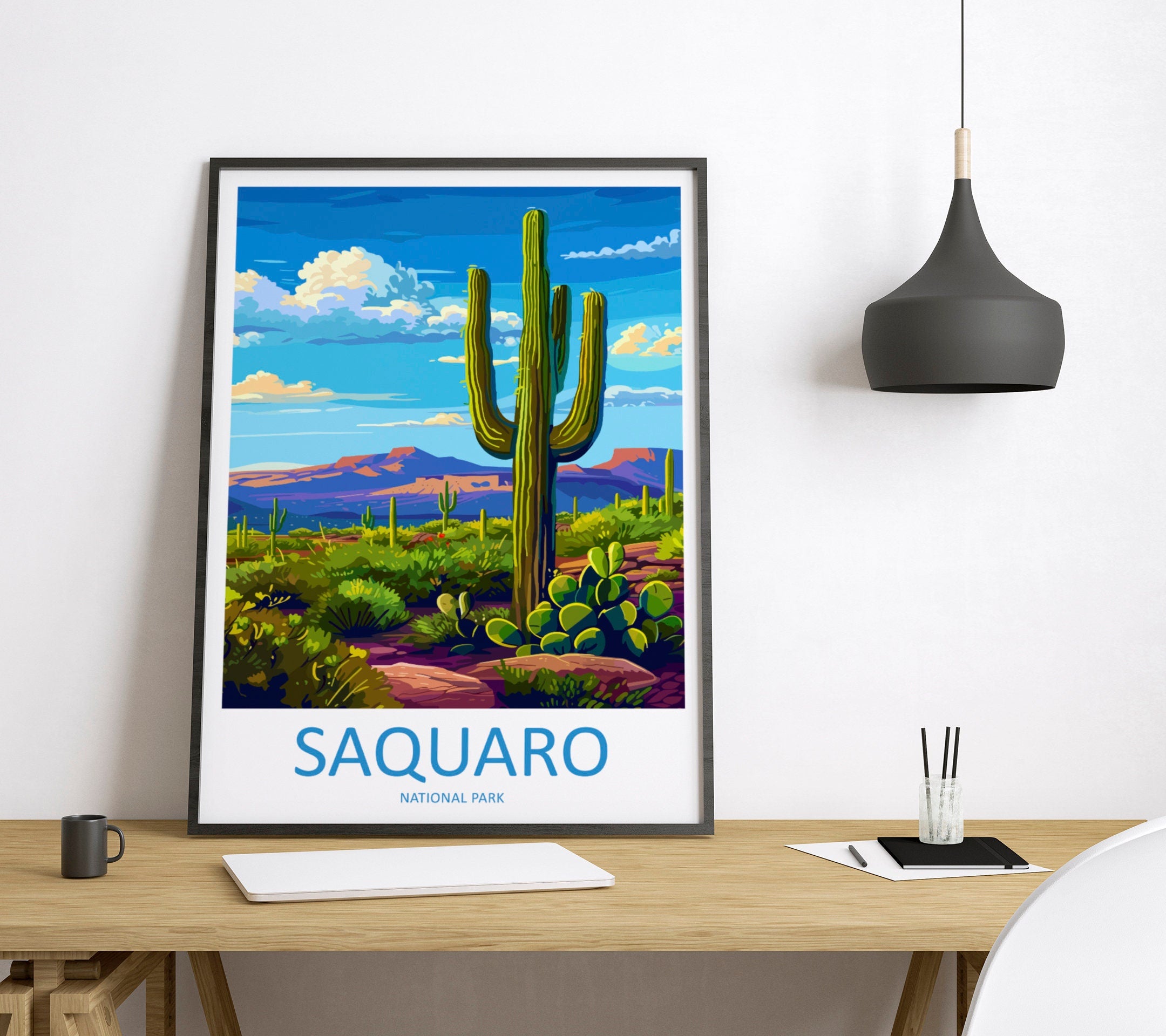 Saguaro National Park Travel Print