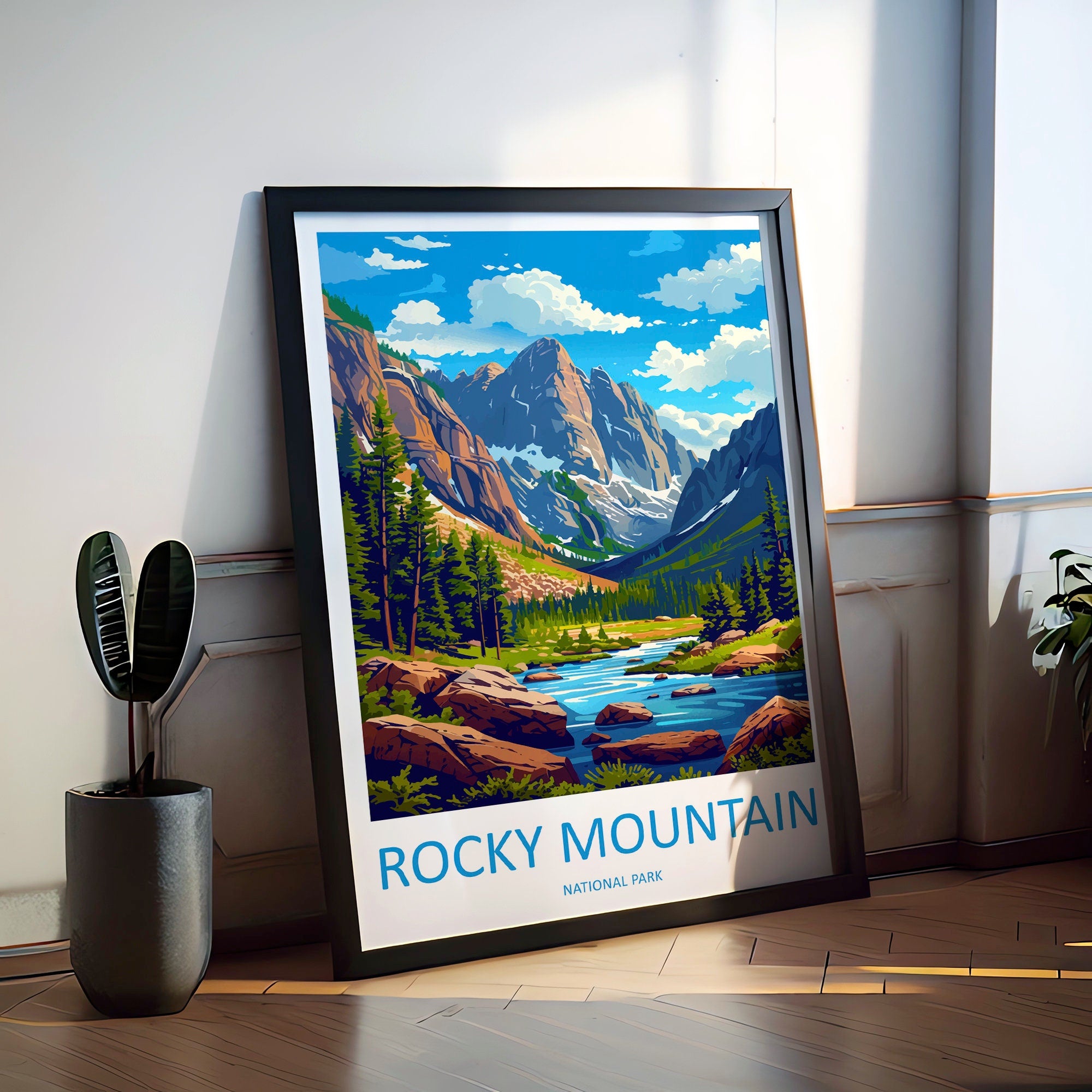 Rocky Mountain National Park Travel Print