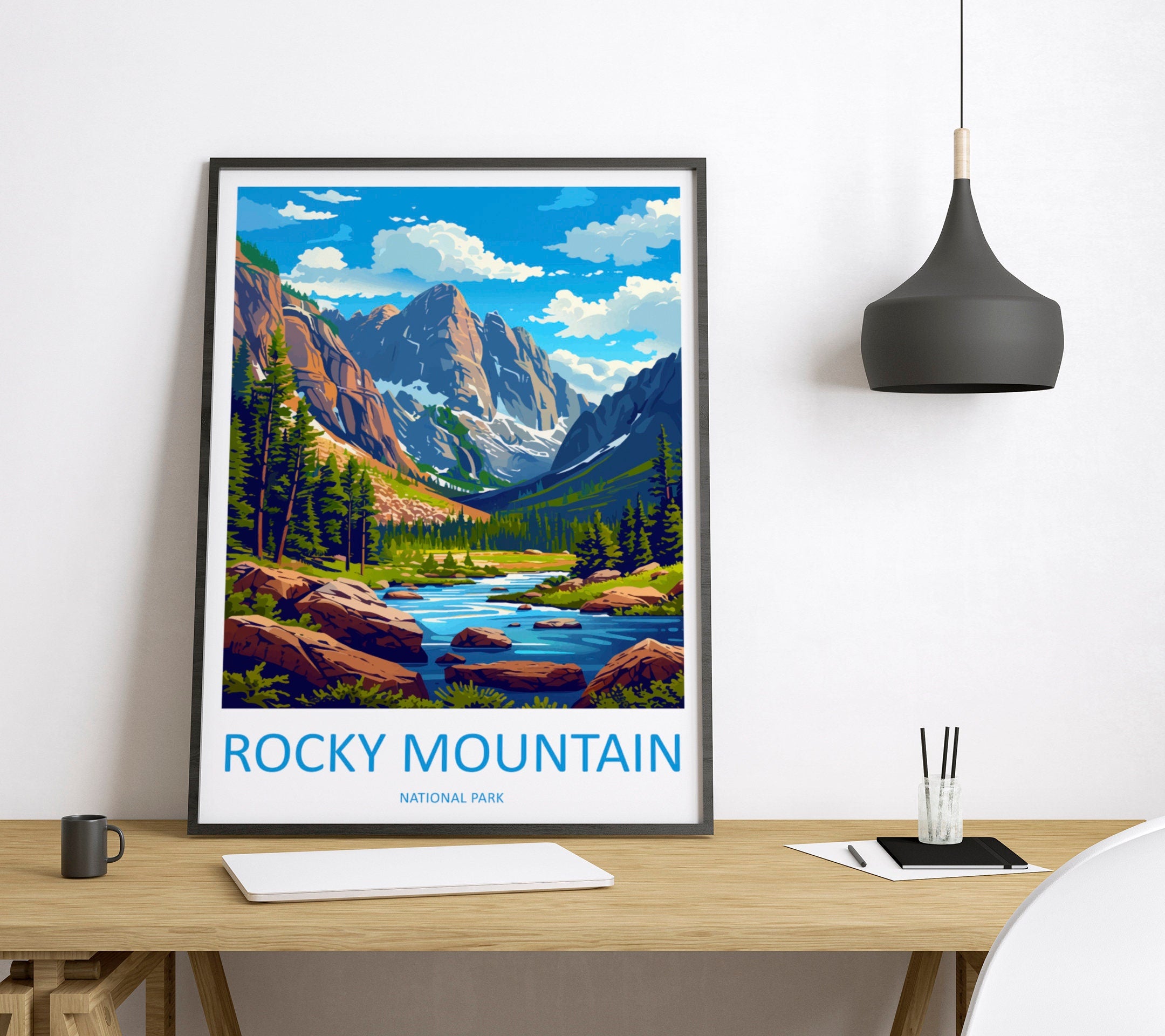 Rocky Mountain National Park Travel Print