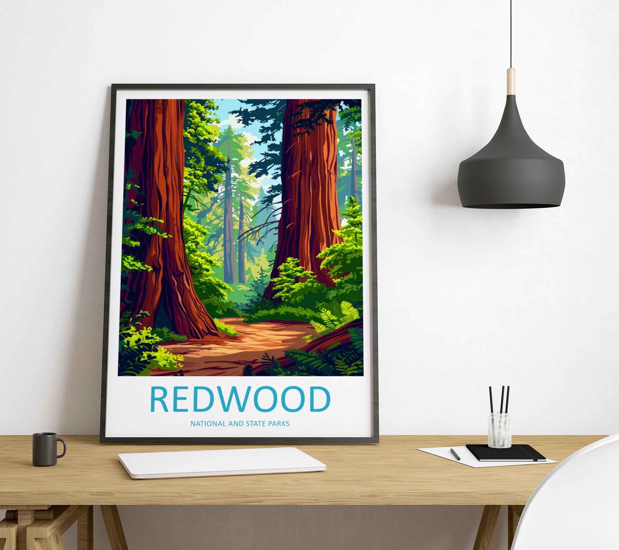 Redwood National Park Travel Print