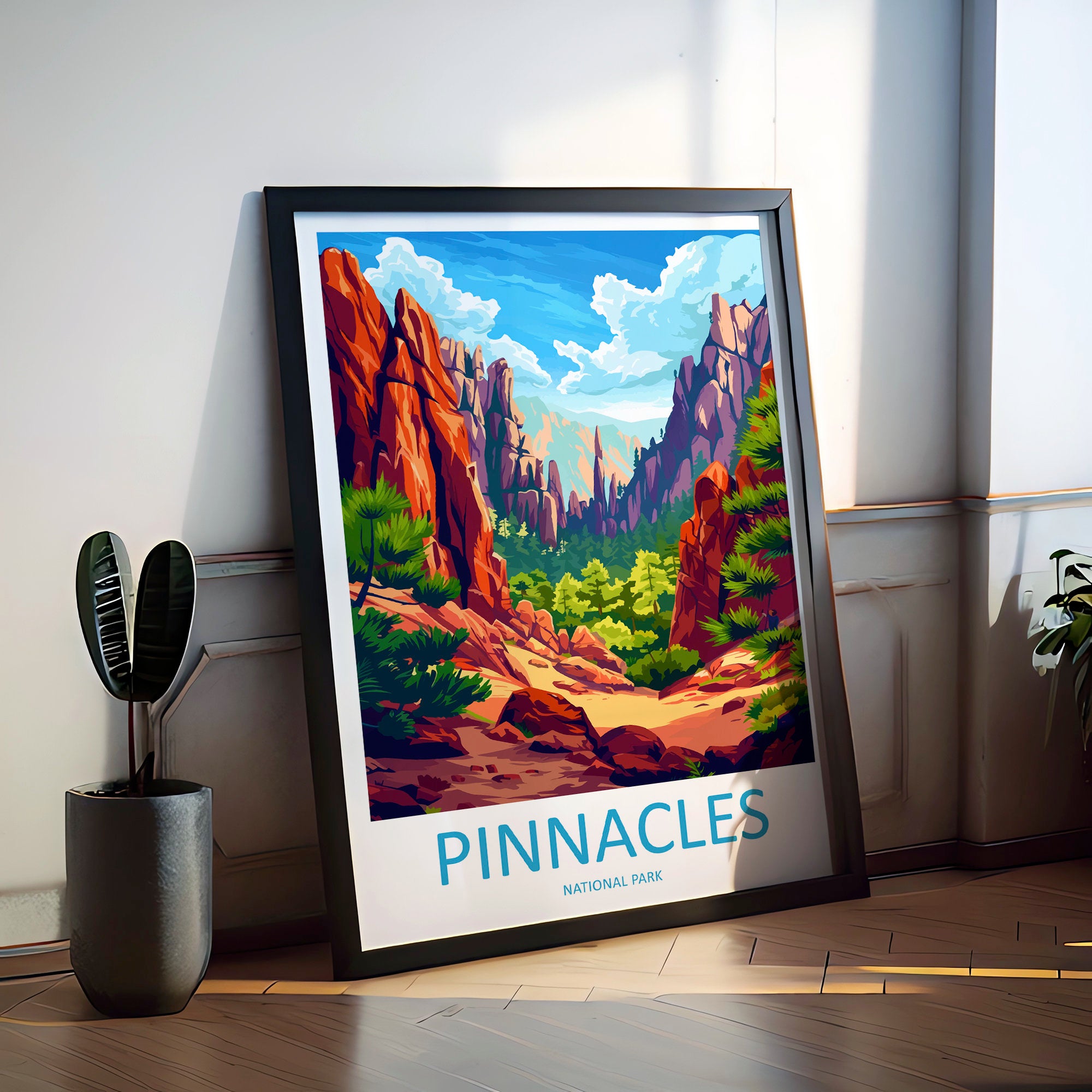 Pinnacles Travel Print