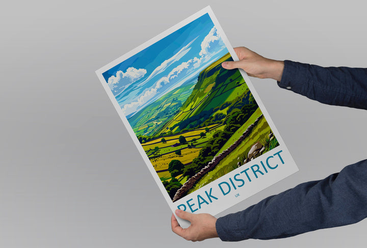 Peak District Print Peak District Home Decor Landscape Art Print Peak District Wall Art Nature Enthusiast Gift Wall Hanging Peak District UK