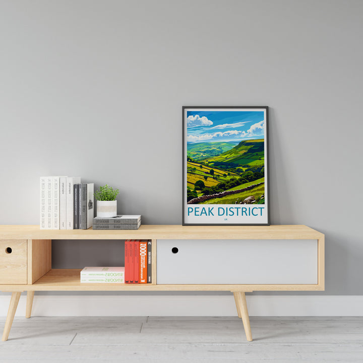 Peak District Print Peak District Home Decor Landscape Art Print Peak District Wall Art Nature Enthusiast Gift Wall Hanging Peak District UK