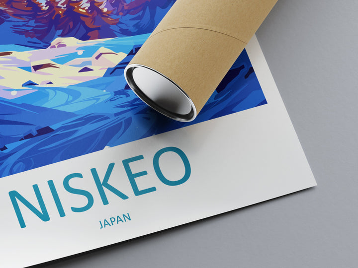 Niseko Travel Print Wall Art Niseko Wall Hanging Home Décor Niseko Gift Art Lovers Ski Art Lover Gift Niseko Print Skiing Niseko Ski Art
