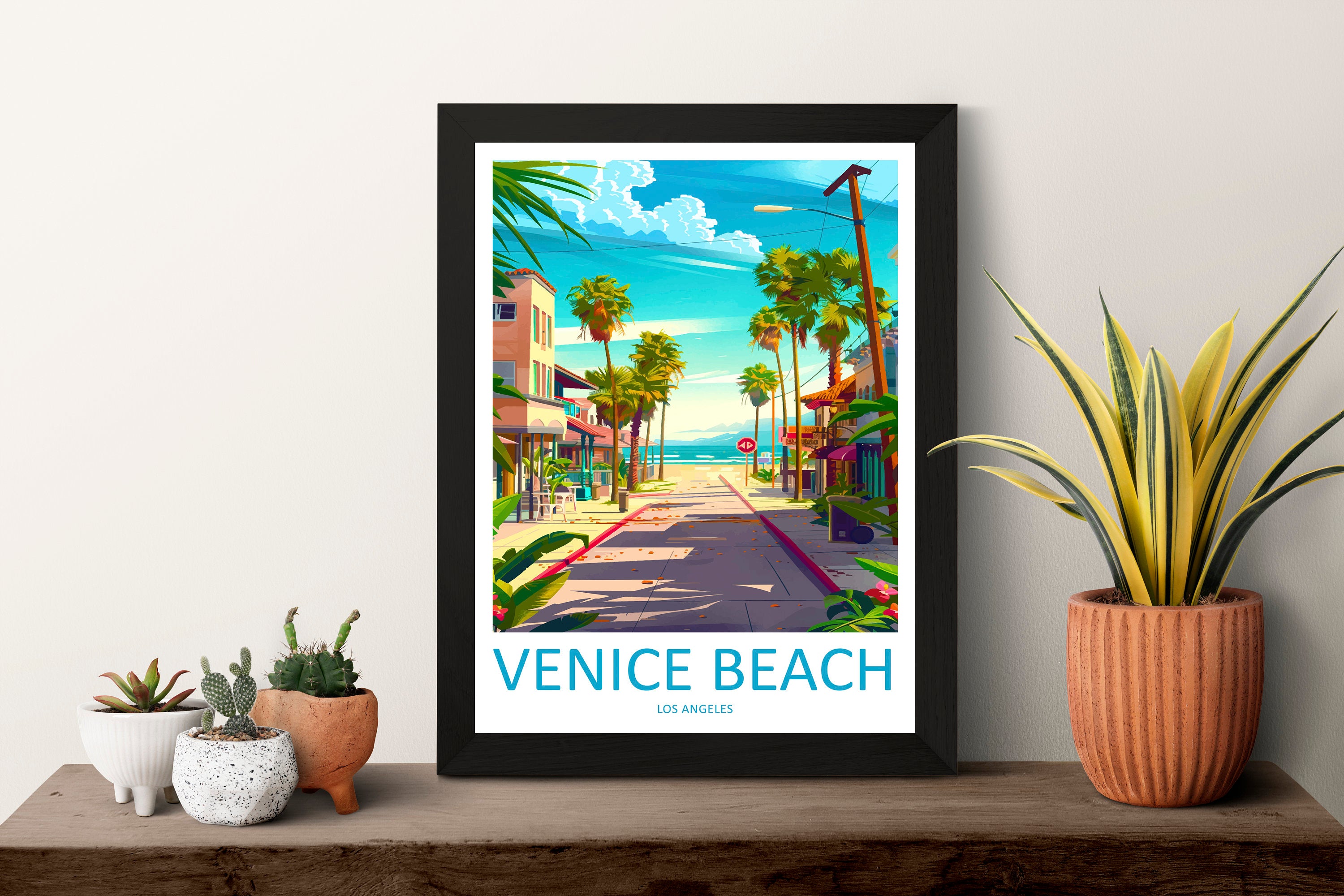 Venice Beach Travel Print