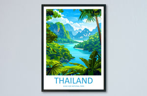 Khao Sok National Park Travel Print