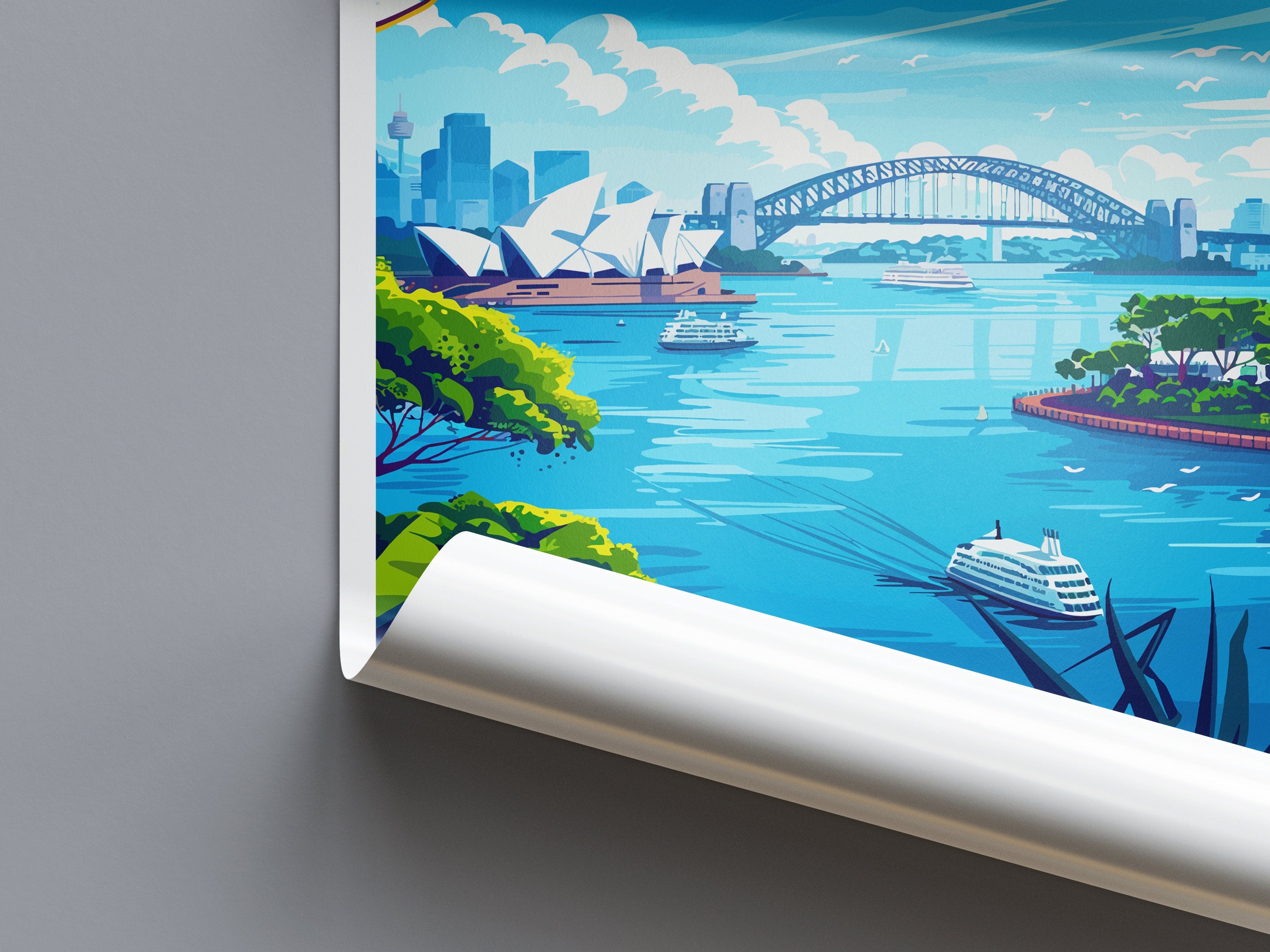 Sydney Opera House Travel Print