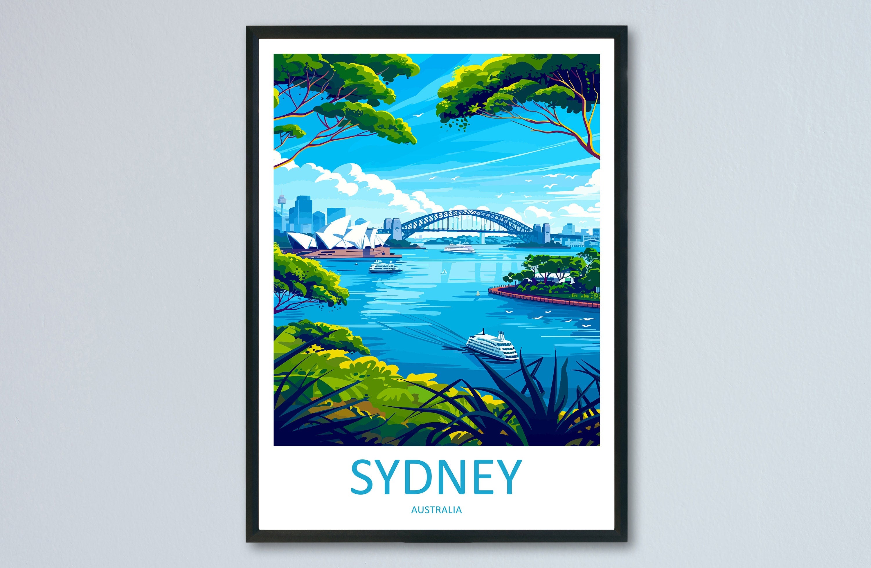 Sydney Opera House Travel Print