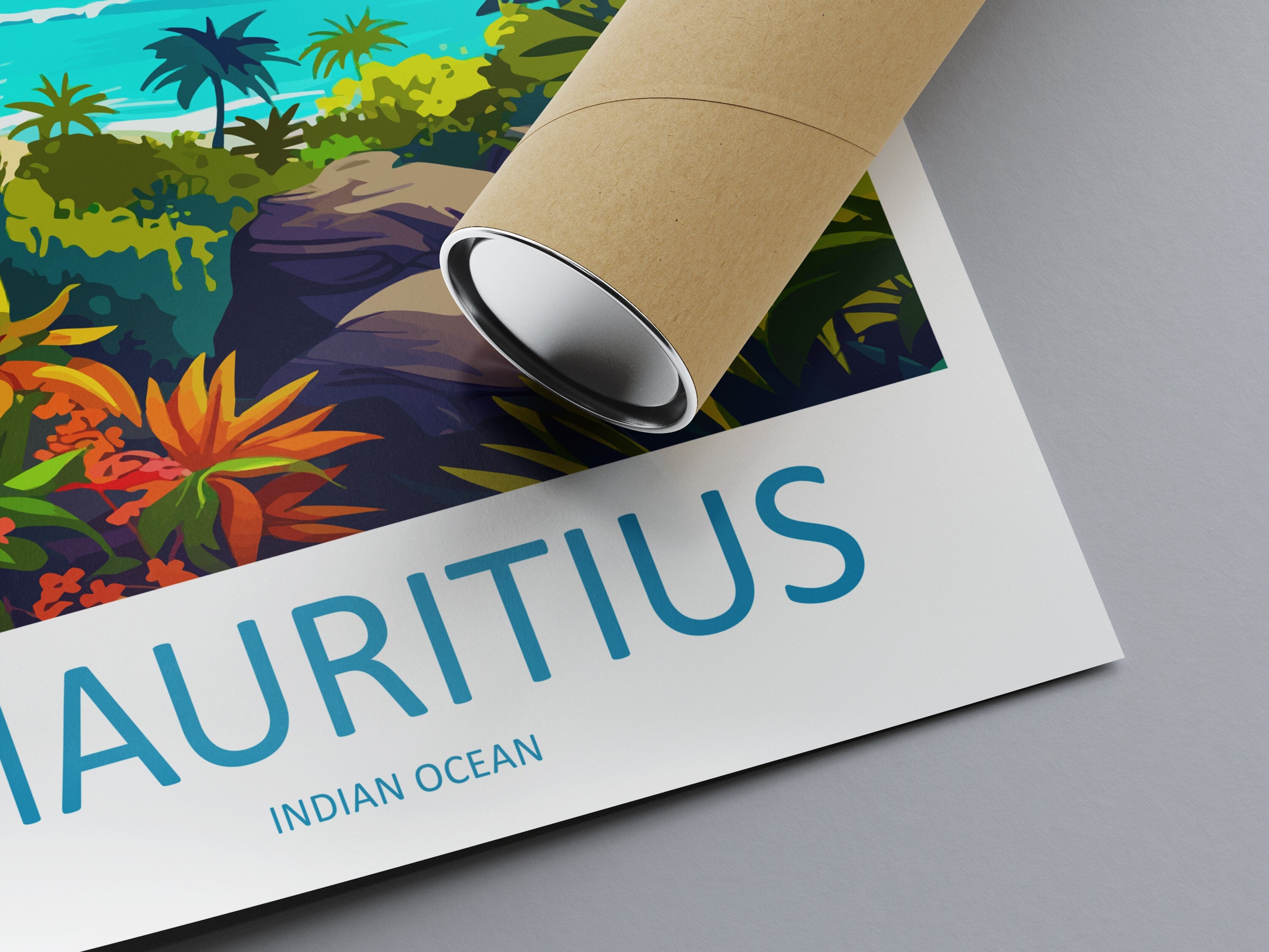 Mauritius Travel Print