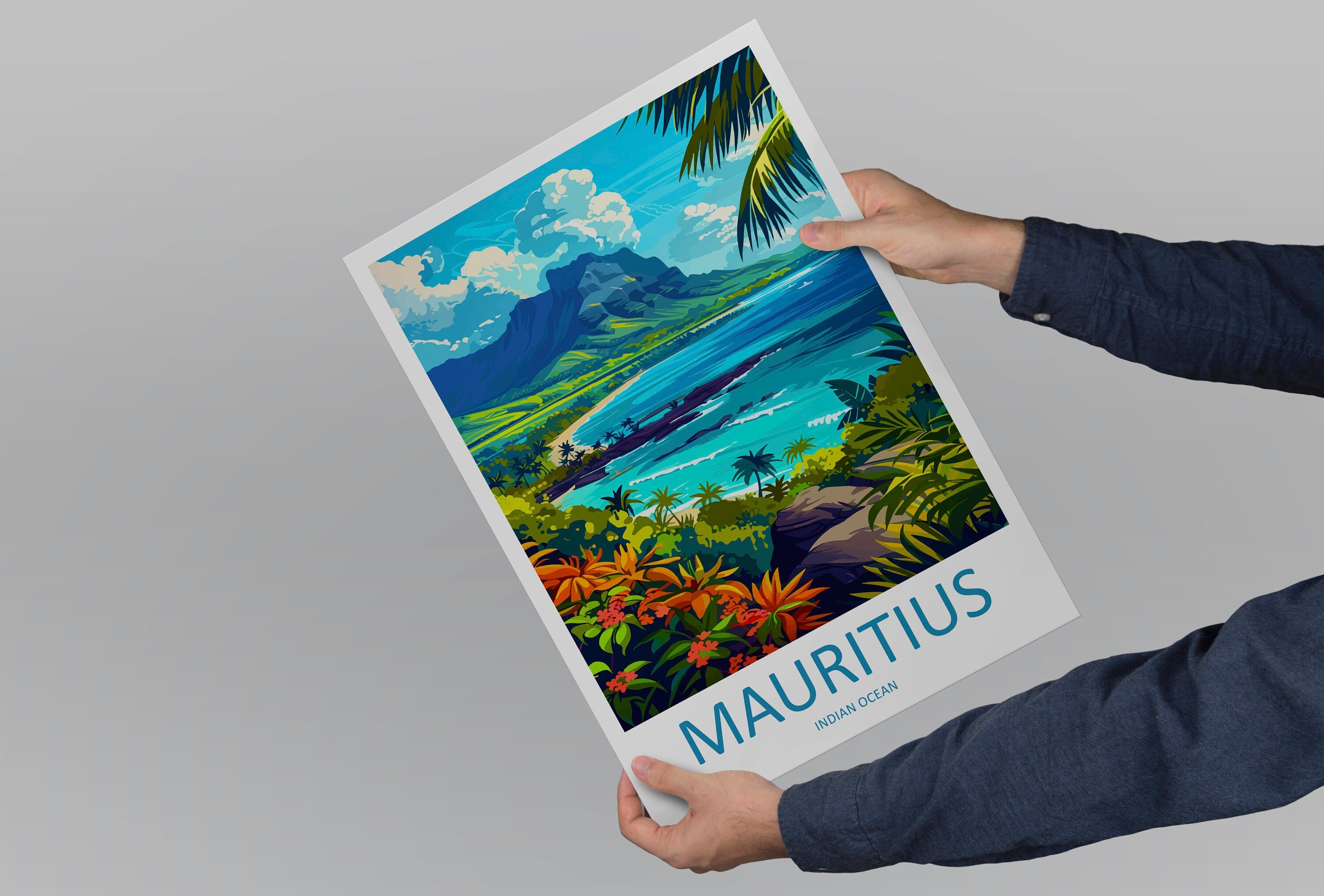 Mauritius Travel Print