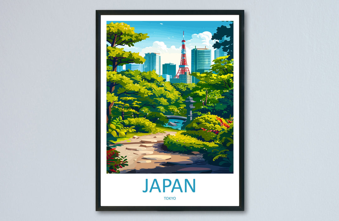 Japan Travel Print Wall Art Japan Wall Hanging Home Décor Japan Gift Art Lovers Tokyo Art Lover Gift Tokyo Travel Gift