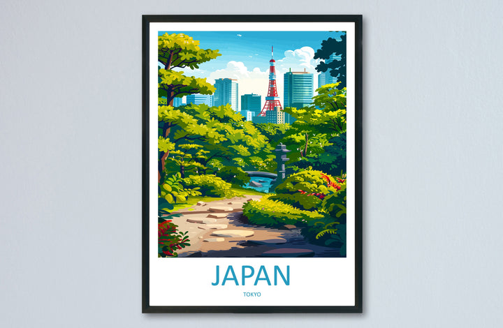 Japan Travel Print Wall Art Japan Wall Hanging Home Décor Japan Gift Art Lovers Tokyo Art Lover Gift Tokyo Travel Gift
