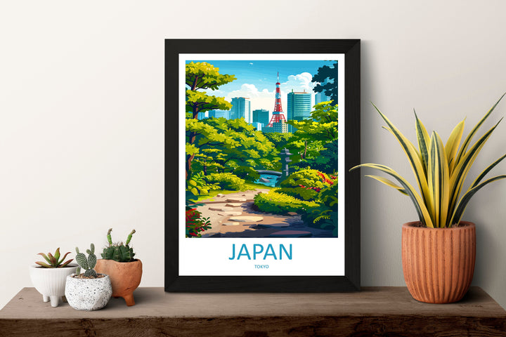 Japan Travel Print Wall Art Japan Wall Hanging Home Décor Japan Gift Art Lovers Tokyo Art Lover Gift Tokyo Travel Gift