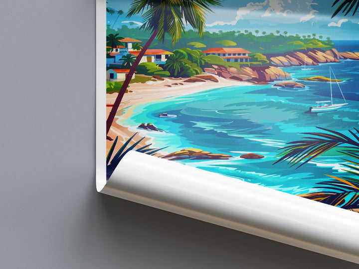 Dominican Republic Travel Print Wall Art Dominican Republic Wall Hanging Home Décor Dominican Republic Gift Art Lovers Wall Art Caribbean