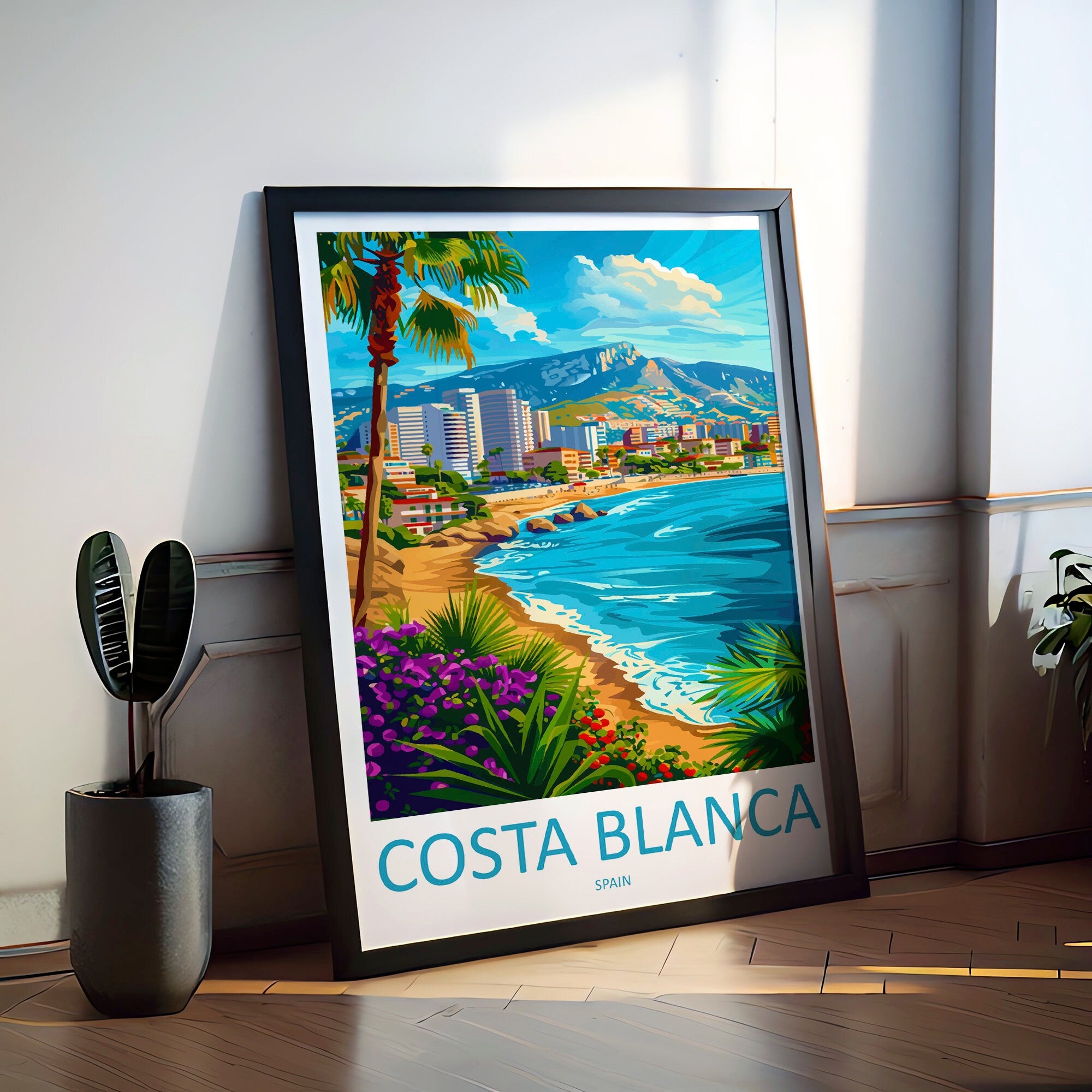 Costa Blanca Travel Print