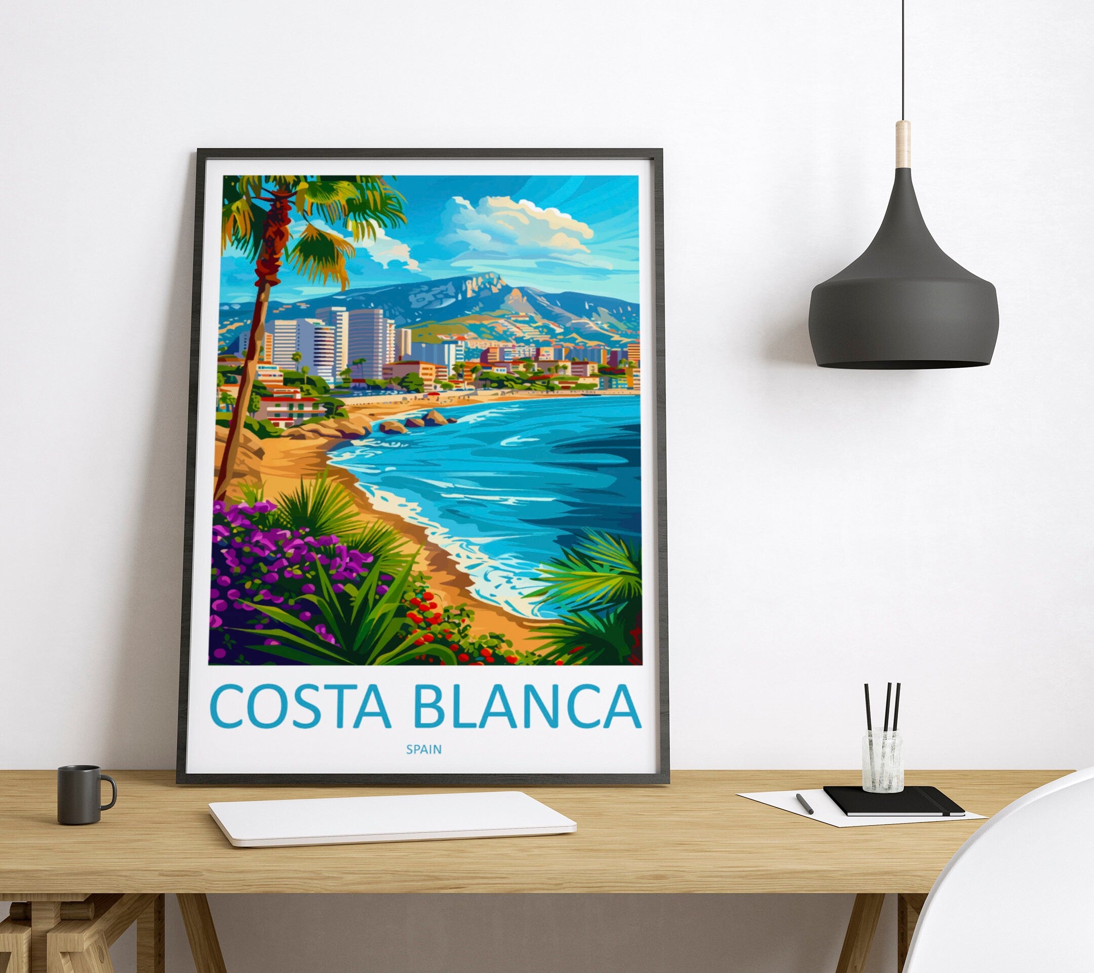 Costa Blanca Travel Print