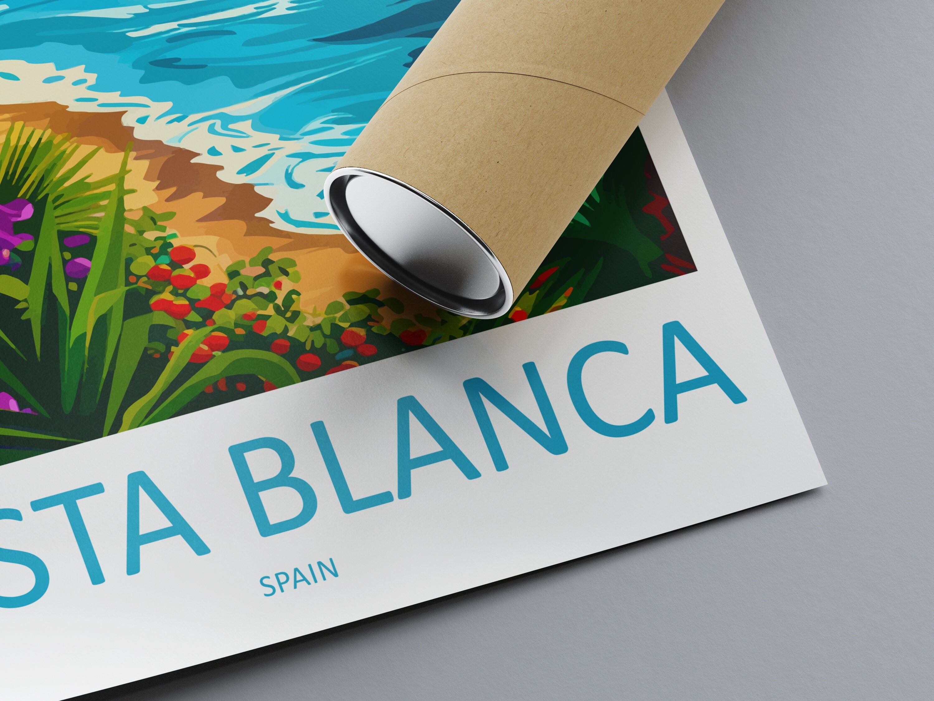 Costa Blanca Travel Print