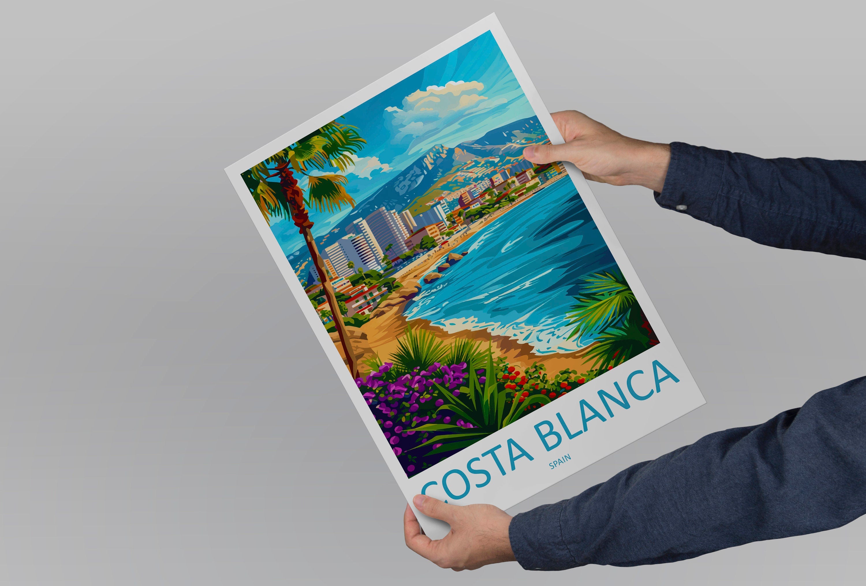 Costa Blanca Travel Print