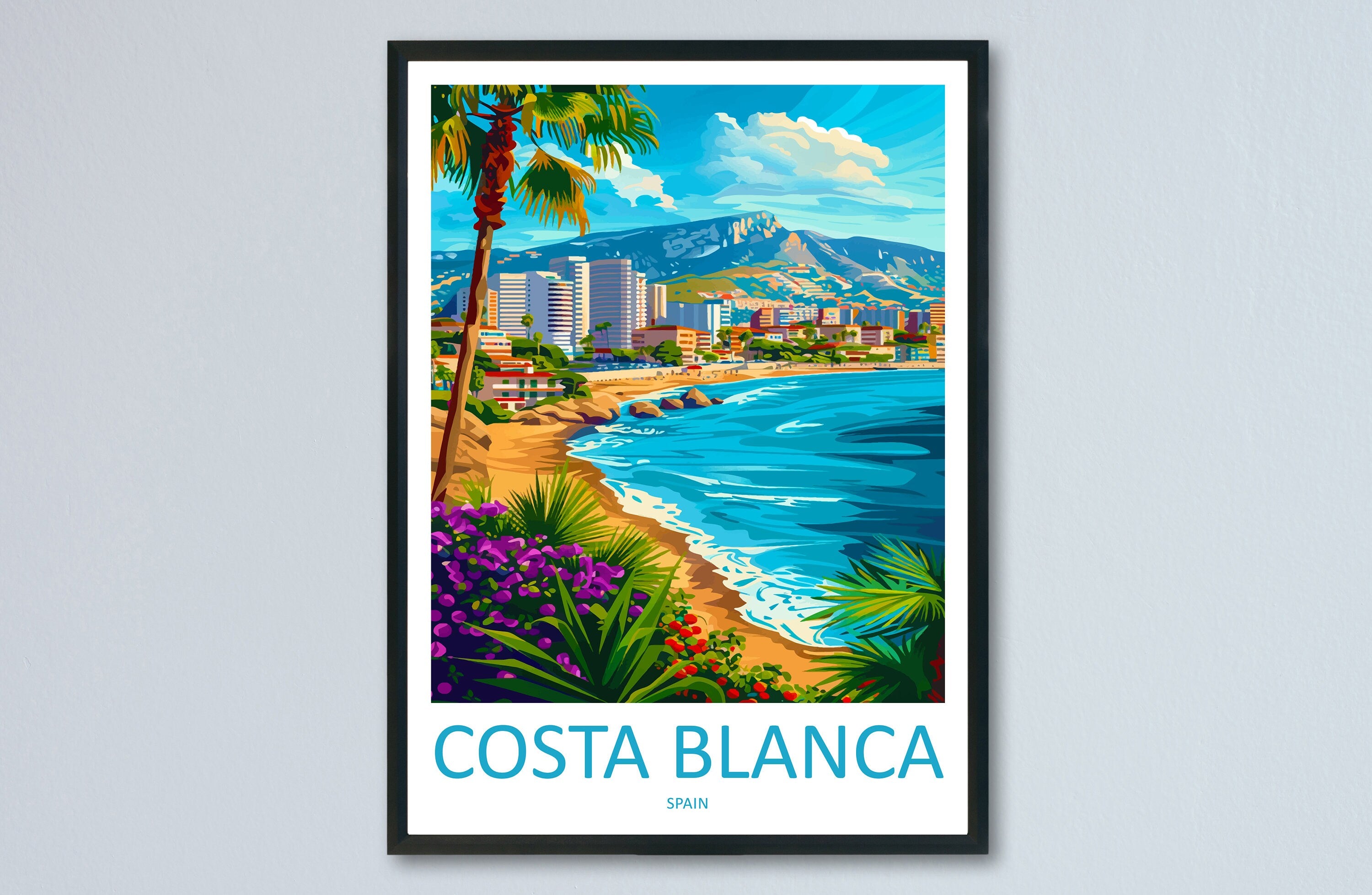 Costa Blanca Travel Print