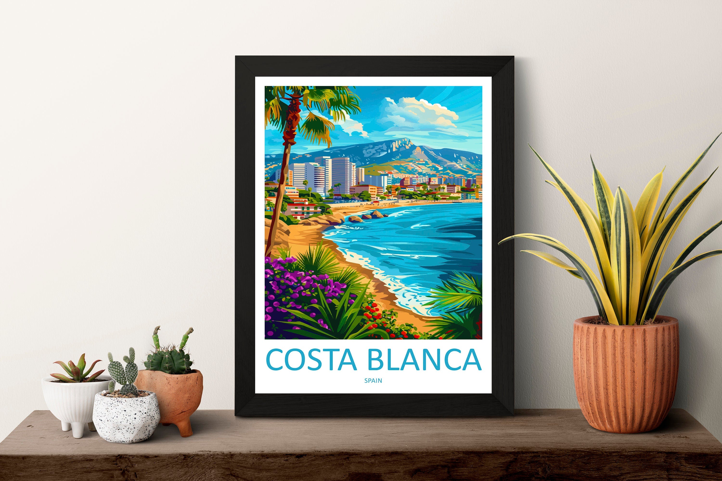 Costa Blanca Travel Print