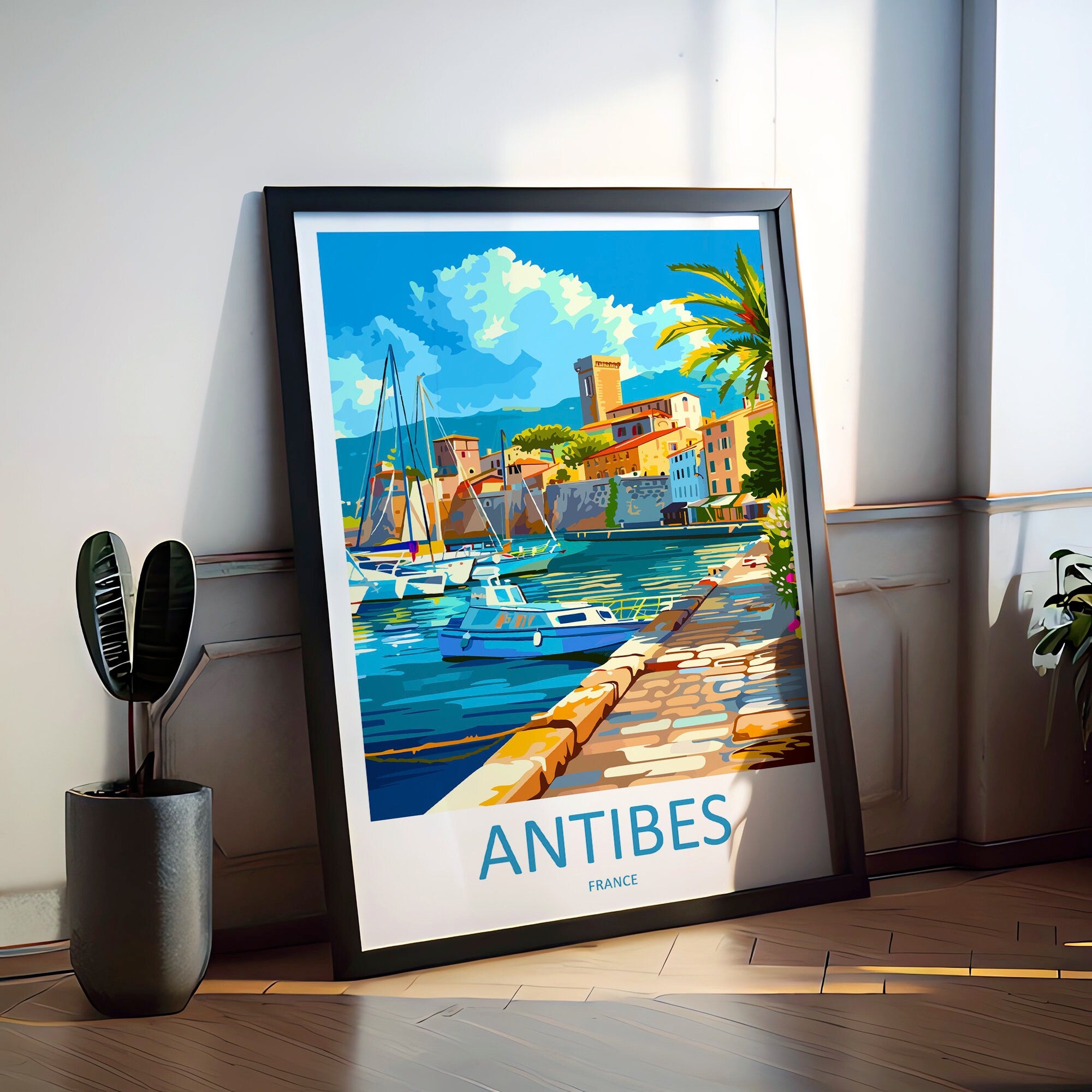 Antibes Travel Print