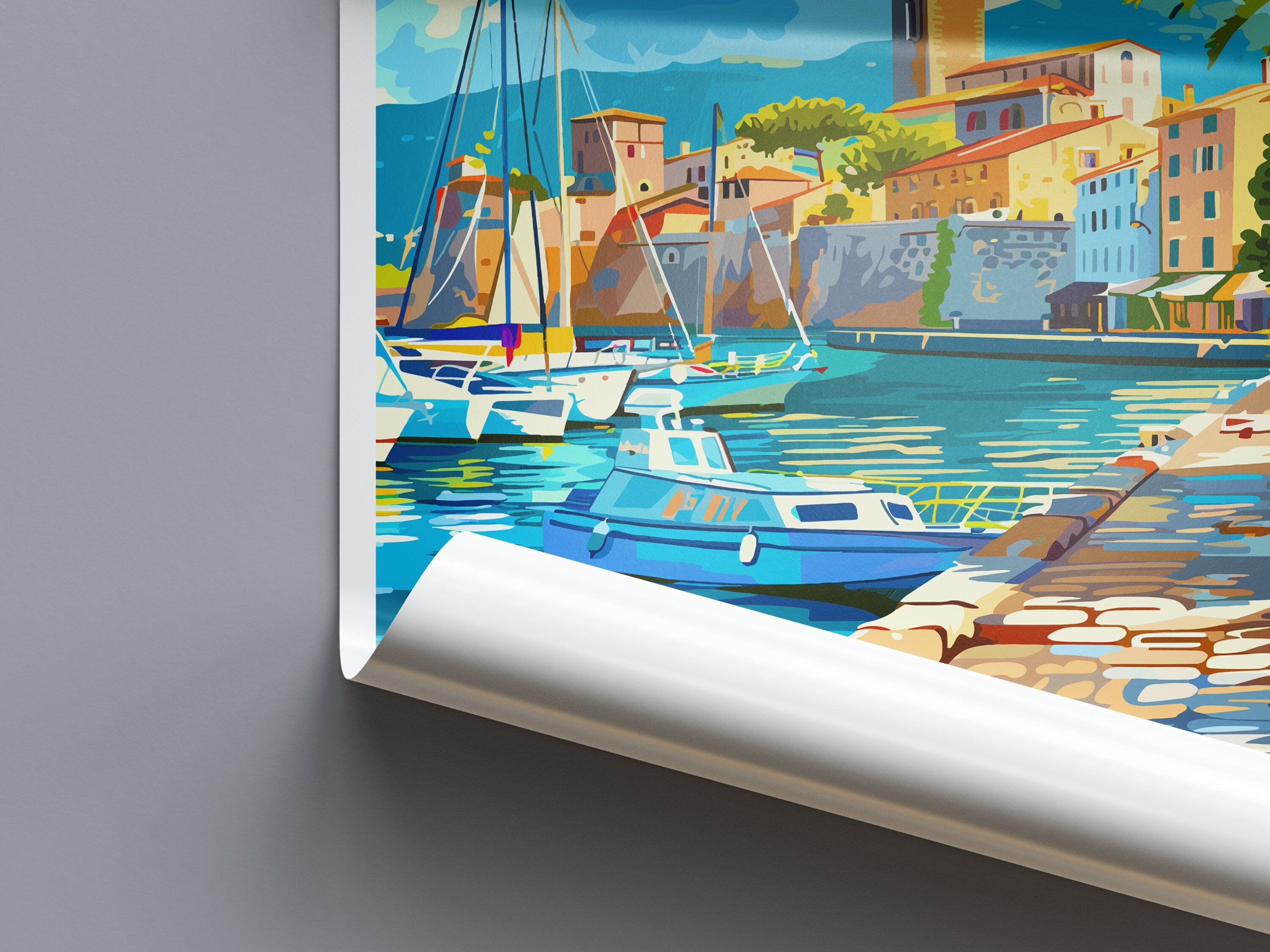 Antibes Travel Print